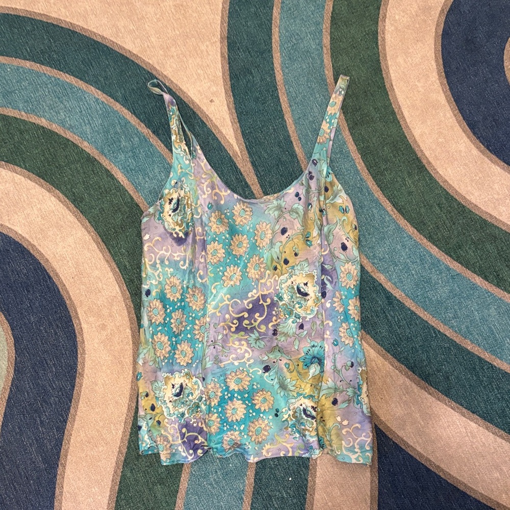 Vintage Victorias Secret Floral Patterned Women's Top